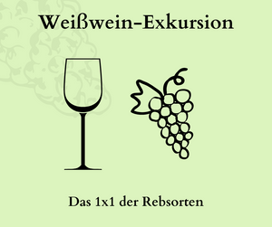 
                  
                    Weinseminar: Weißwein-Exkursion - Das 1x1 der Rebsorten
                  
                